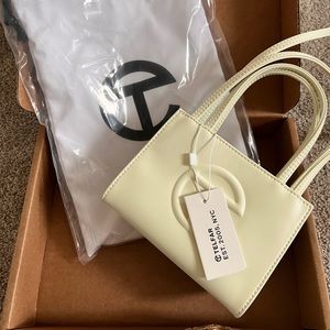 Telfar small shopper glue